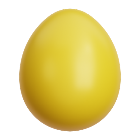 Ovo dourado  3D Icon