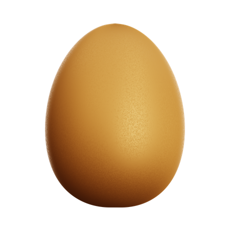 Ovo dourado  3D Icon