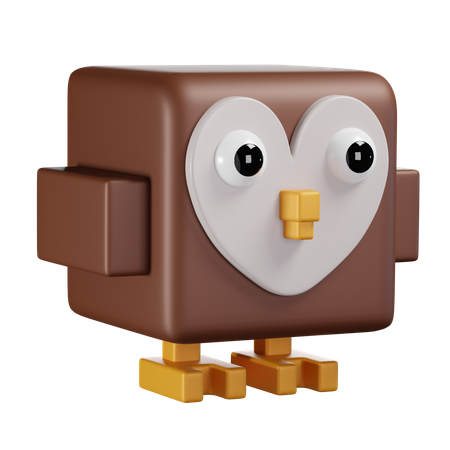 Owl  3D Icon