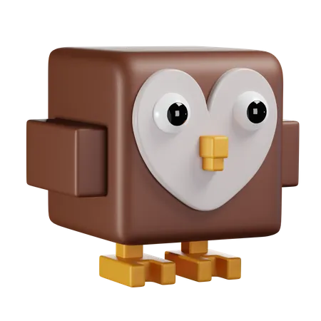 Owl  3D Icon