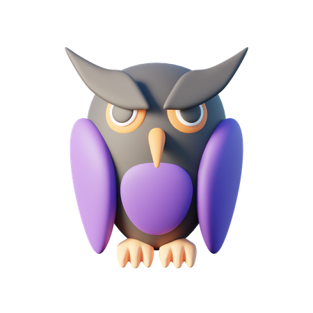 Owl  3D Icon