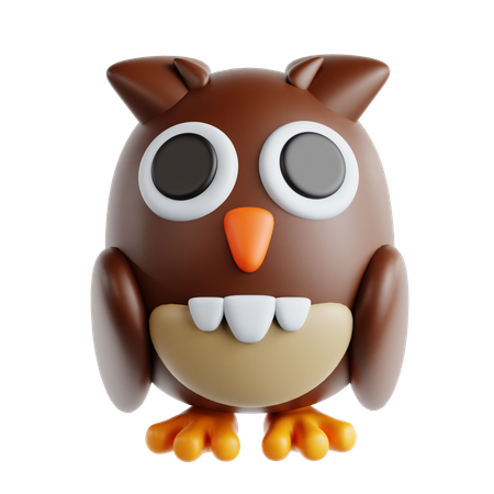 Owl  3D Icon