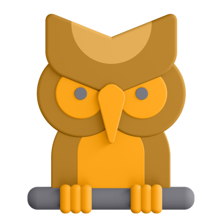 Owl  3D Illustration