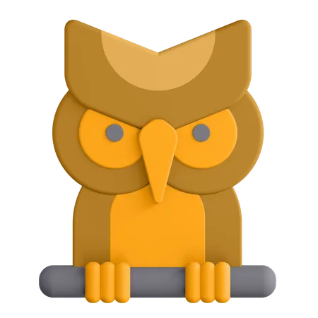 Owl  3D Illustration