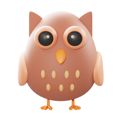 Owl  3D Illustration