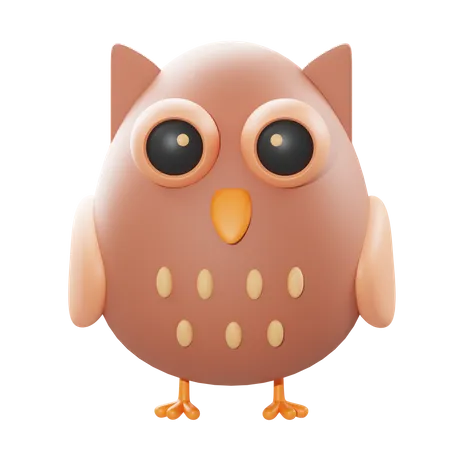 Owl  3D Illustration