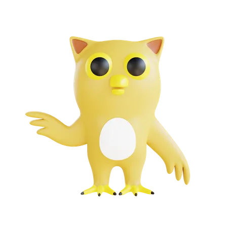 Owl  3D Illustration