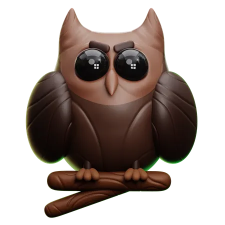 Owl 3D Icon