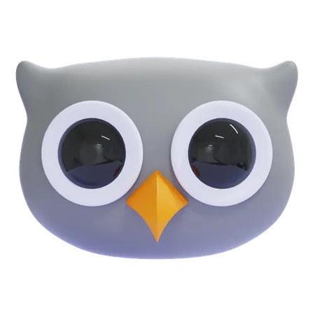 Owl Emoji  3D Icon