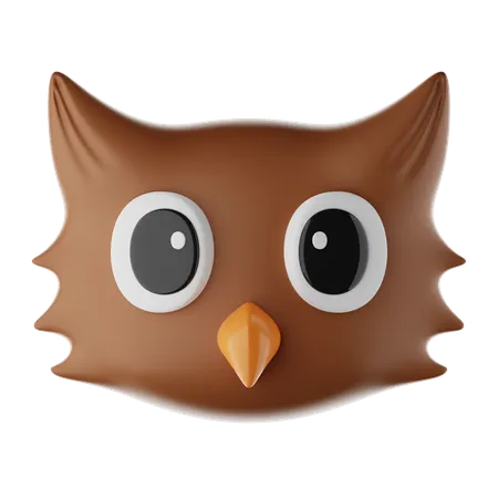 Owl Emoji  3D Icon
