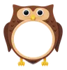 Owl Shape Animal Frame