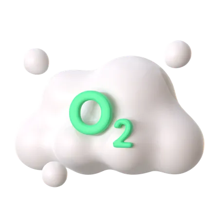 Oxigênio  3D Icon