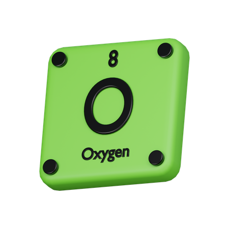 Oxigênio  3D Icon