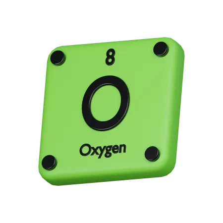 Oxigênio  3D Icon