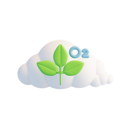 Oxigênio  3D Icon