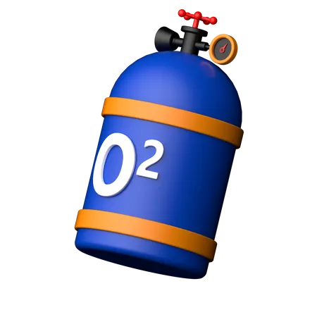 Oxigênio  3D Icon