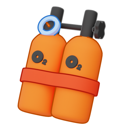 Oxygen  3D Icon