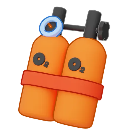 Oxygen  3D Icon