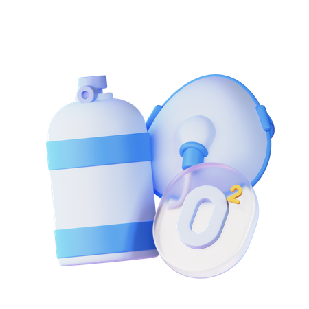 Oxygen  3D Icon