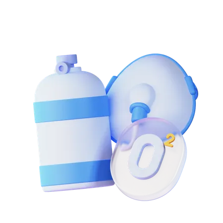 Oxygen  3D Icon