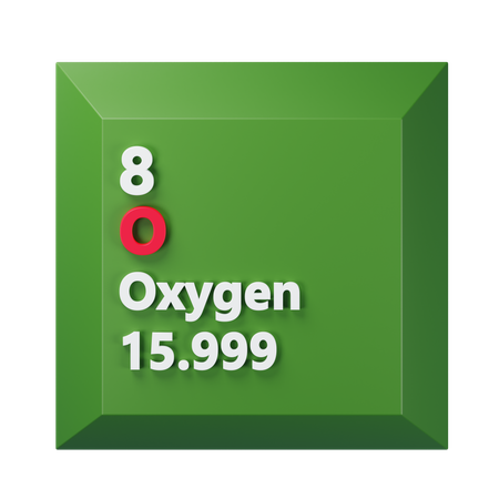 Oxygen  3D Icon