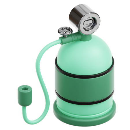 Oxygen Bottle  3D Icon
