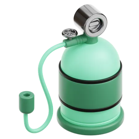 Oxygen Bottle  3D Icon