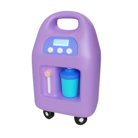 Oxygen Concentrator  3D Illustration