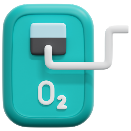 Oxygen Concentrator 3D Icon