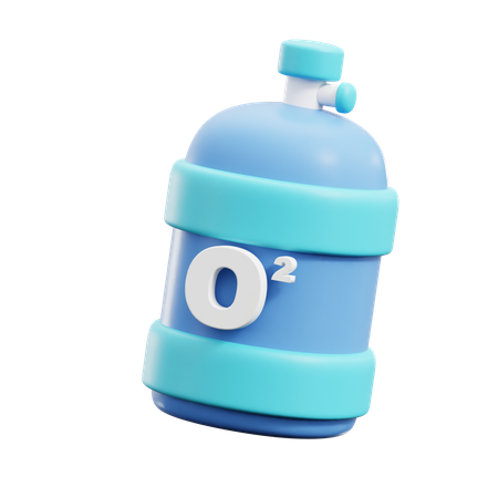 Oxygen Cylinder  3D Icon
