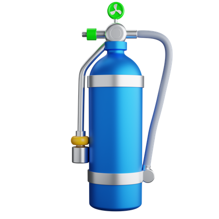 Oxygen Cylinder  3D Icon