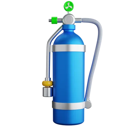 Oxygen Cylinder  3D Icon