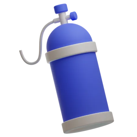 Oxygen Cylinder  3D Icon