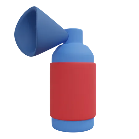 Oxygen Cylinder  3D Illustration