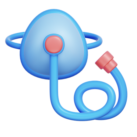 Oxygen mask  3D Icon