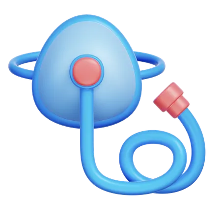Oxygen mask  3D Icon