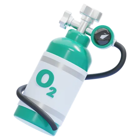 Oxygen Tank  3D Icon