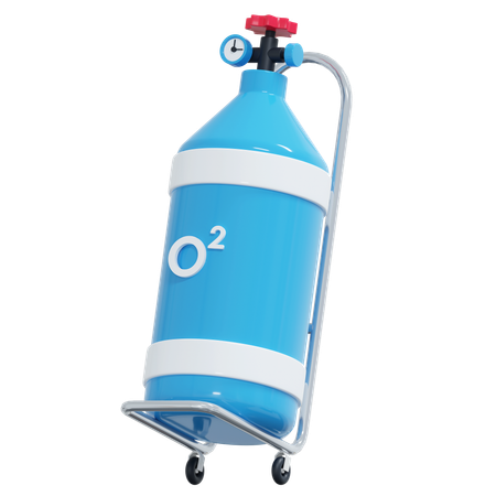 Oxygen Tank  3D Icon