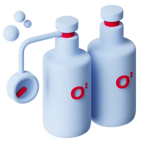 酸素タンク  3D Icon