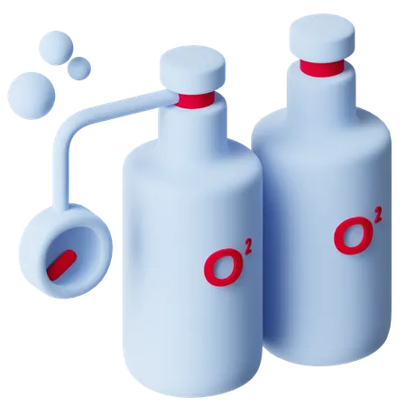 酸素タンク  3D Icon