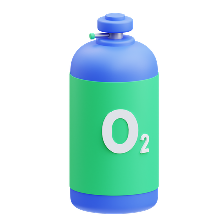 산소 탱크  3D Icon