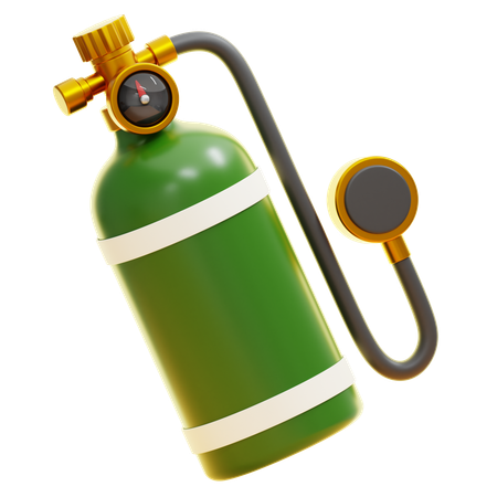 Oxygen Tank  3D Icon