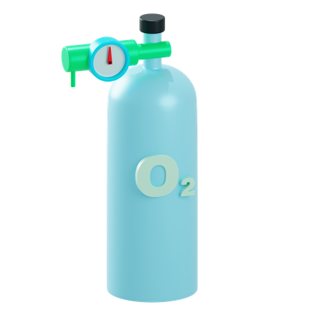 酸素タンク  3D Icon