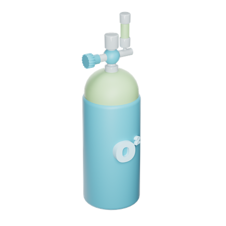 Oxygen Tank  3D Icon