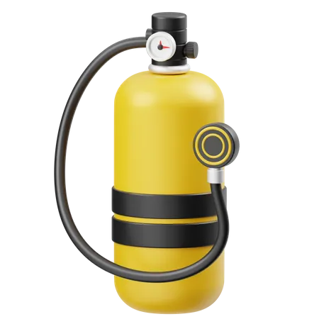 Oxygen Tank  3D Icon