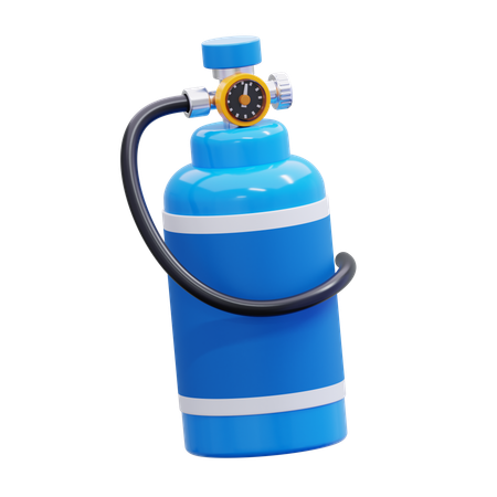 Oxygen tank  3D Icon