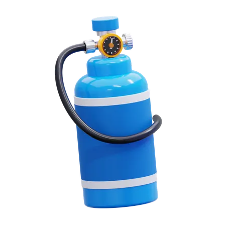 Oxygen tank  3D Icon