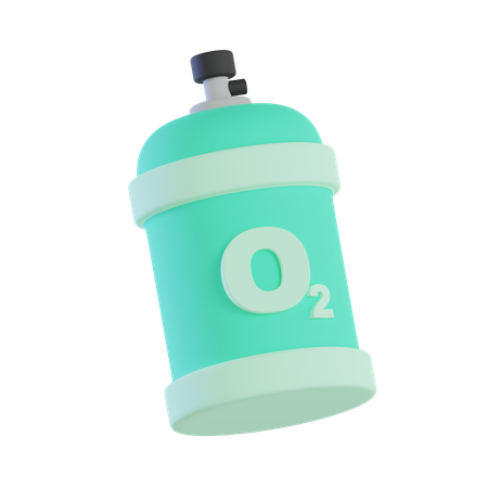 Oxygen Tank  3D Icon