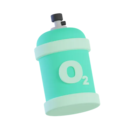 Oxygen Tank  3D Icon