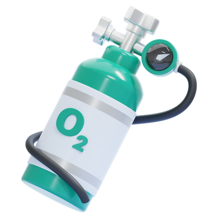 Oxygen Tank  3D Icon